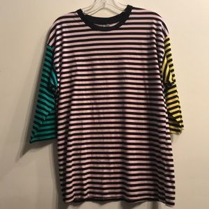 SOLD ASOS striped shirt in a size 4